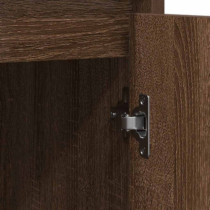 Credenza Rovere Marrone 85x34x76 cm in Legno Multistrato - homemem39