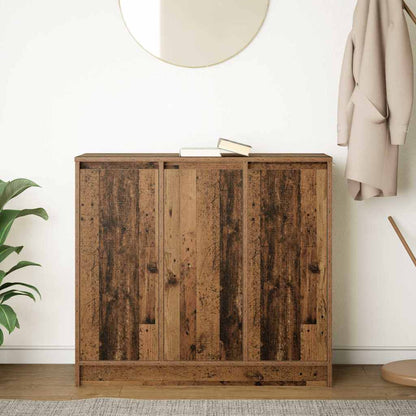 Credenza Legno Antico 85x34x76 cm in Legno Multistrato - homemem39