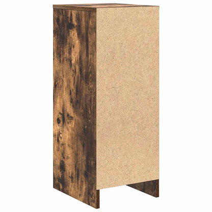 Credenza Rovere Fumo 29,5x34x76 cm in Legno Multistrato