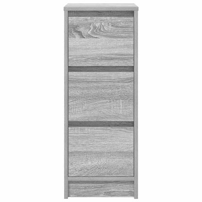 Credenza Grigio Sonoma 29,5x34x76 cm in Legno Multistrato