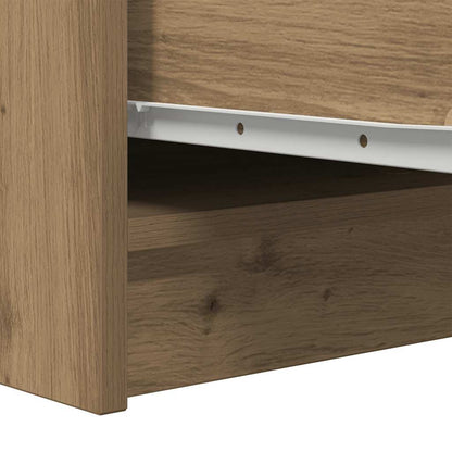 Credenza Rovere Artigianale 29,5x34x76 cm in Legno Multistrato