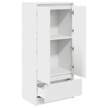 Armadio con Cassetto Bianco 55,5x34x119,5 cm Legno Multistrato - homemem39