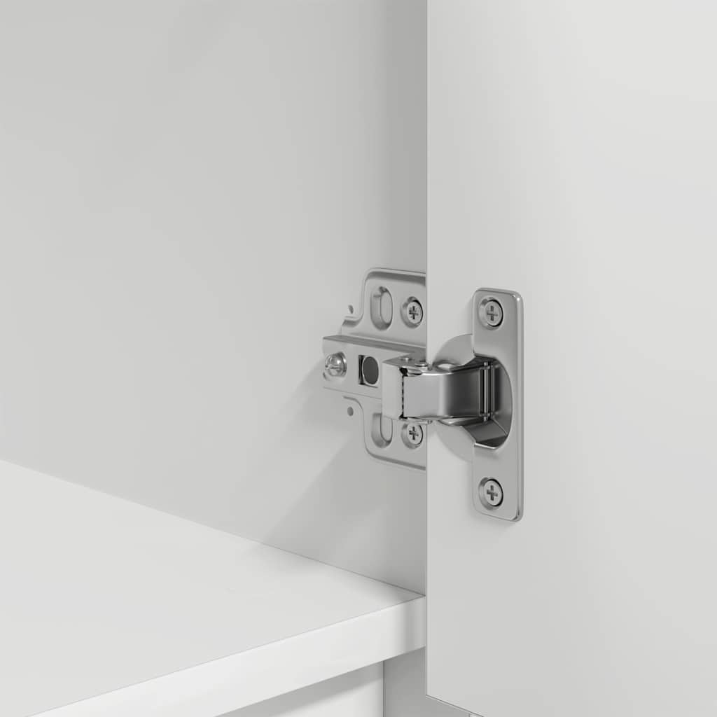 Armadio con Cassetto Bianco 55,5x34x119,5 cm Legno Multistrato - homemem39