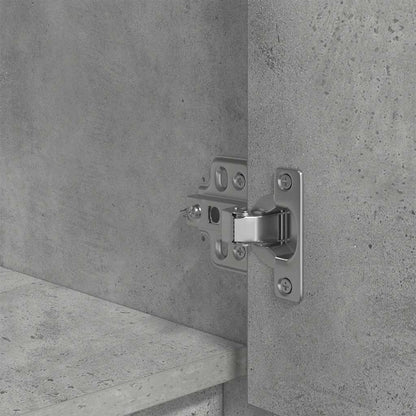 Armadio con Cassetto Grigio Cemento 55,5x34x119,5 cm Truciolato - homemem39