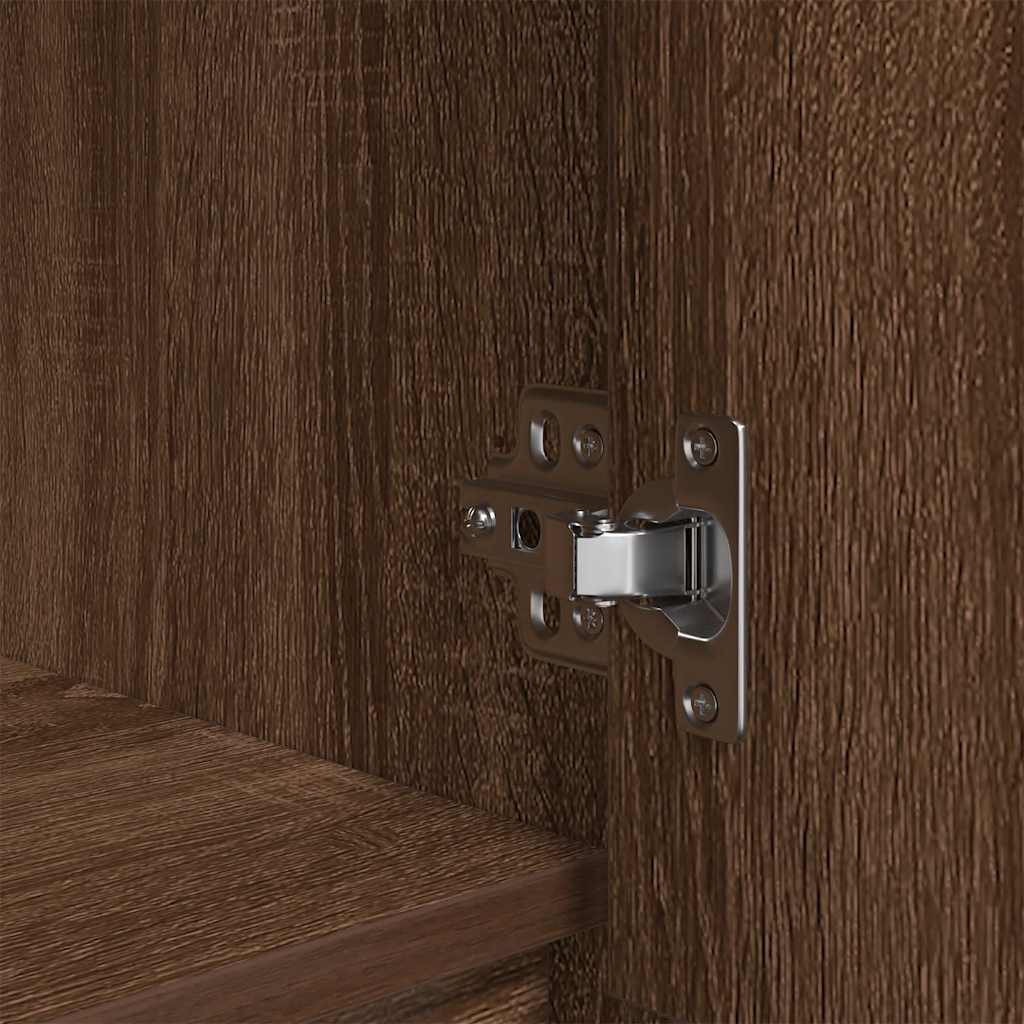 Armadio con Cassetto Rovere Marrone 55,5x34x119,5 cm Truciolato - homemem39