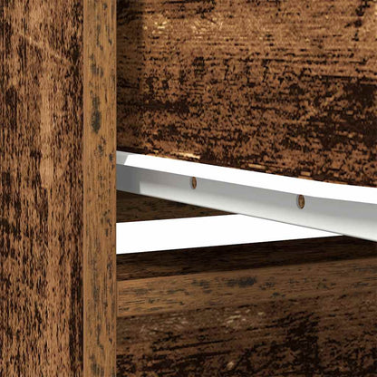 Armadio con Cassetto Legno Antico 55,5x34x119,5 cm Truciolato