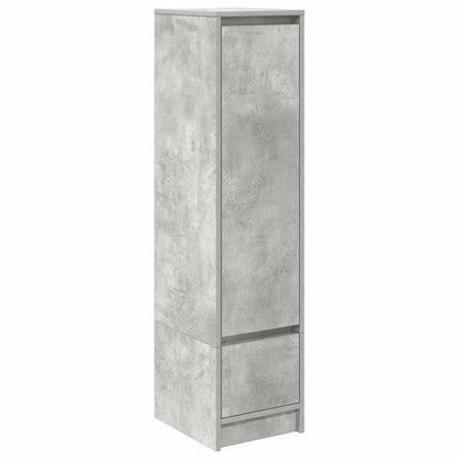 Credenza Grigio Cemento 29,5x34x119,5 cm in Legno Multistrato - homemem39
