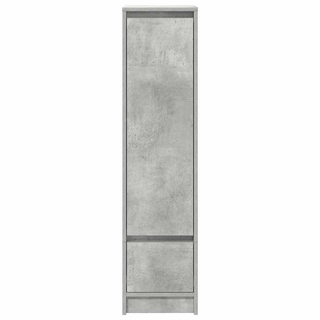 Credenza Grigio Cemento 29,5x34x119,5 cm in Legno Multistrato - homemem39