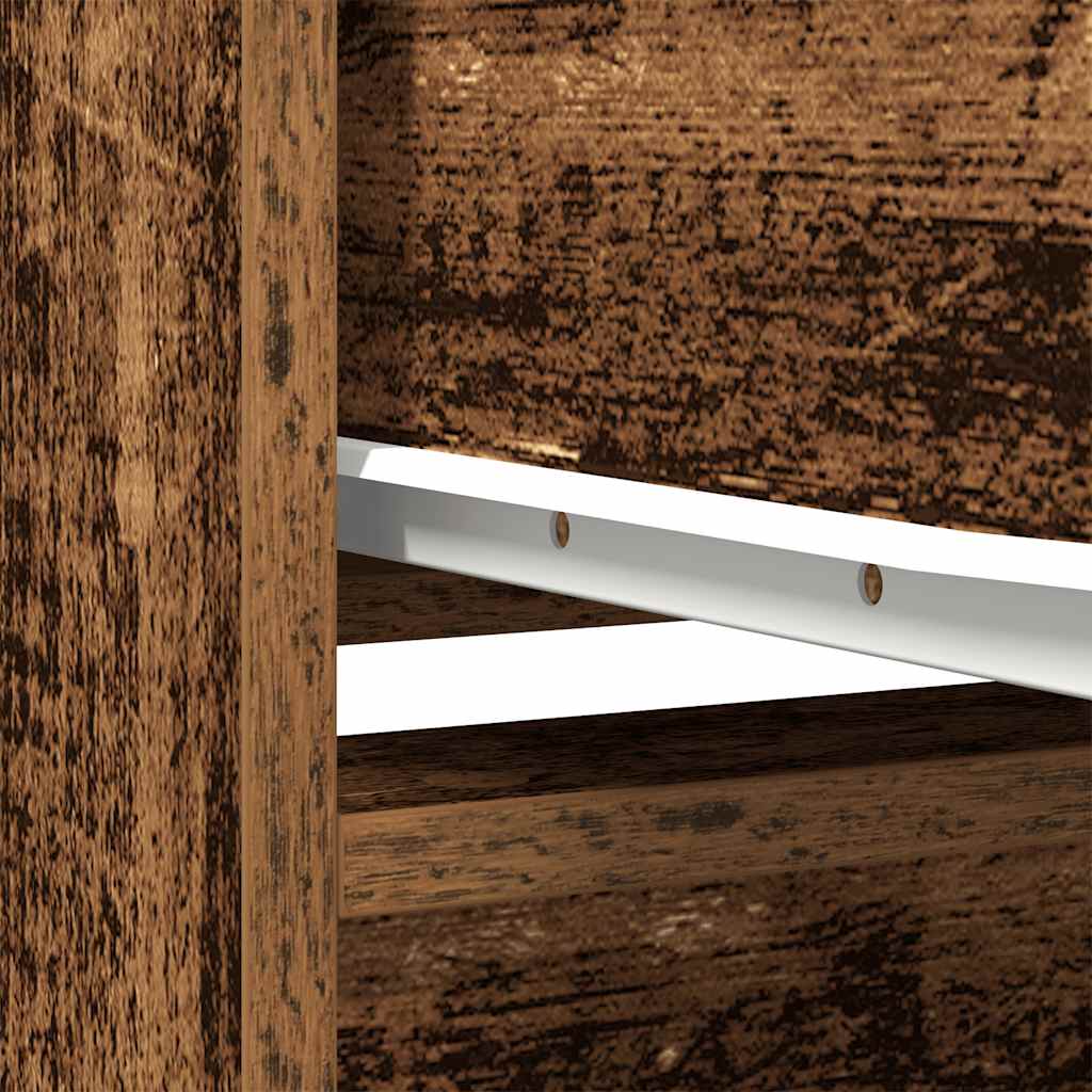 Credenza Legno Antico 29,5x34x119,5 cm in Truciolato - homemem39