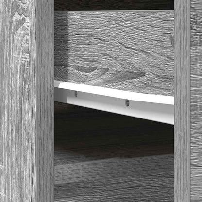 Credenza Grigio Sonoma 37,5x35x180 cm in Legno Multistrato - homemem39