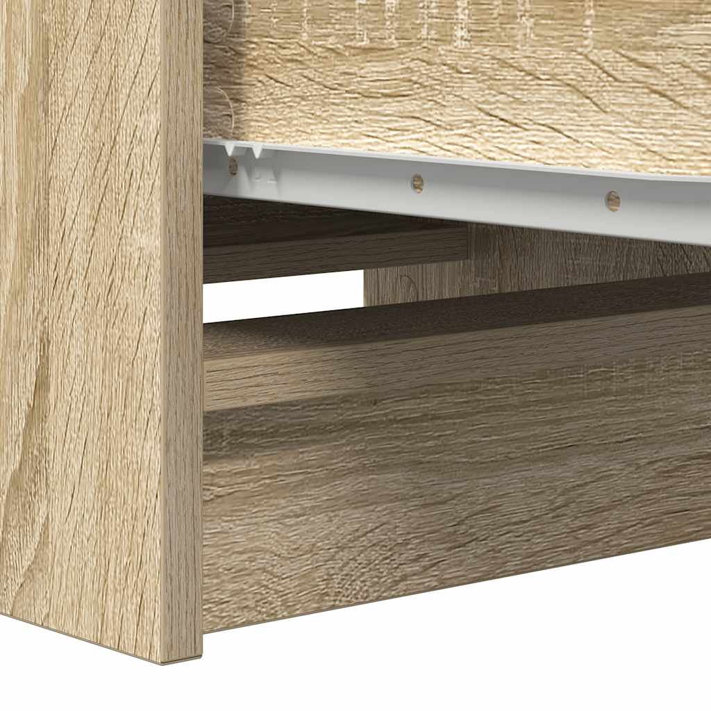Credenza Rovere Sonoma 37,5x35x99 cm in Legno Multistrato - homemem39