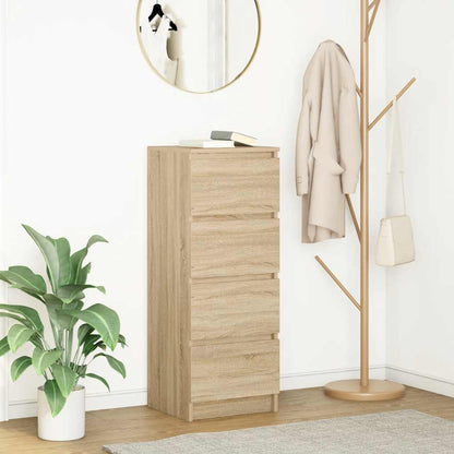 Credenza Rovere Sonoma 37,5x35x99 cm in Legno Multistrato - homemem39