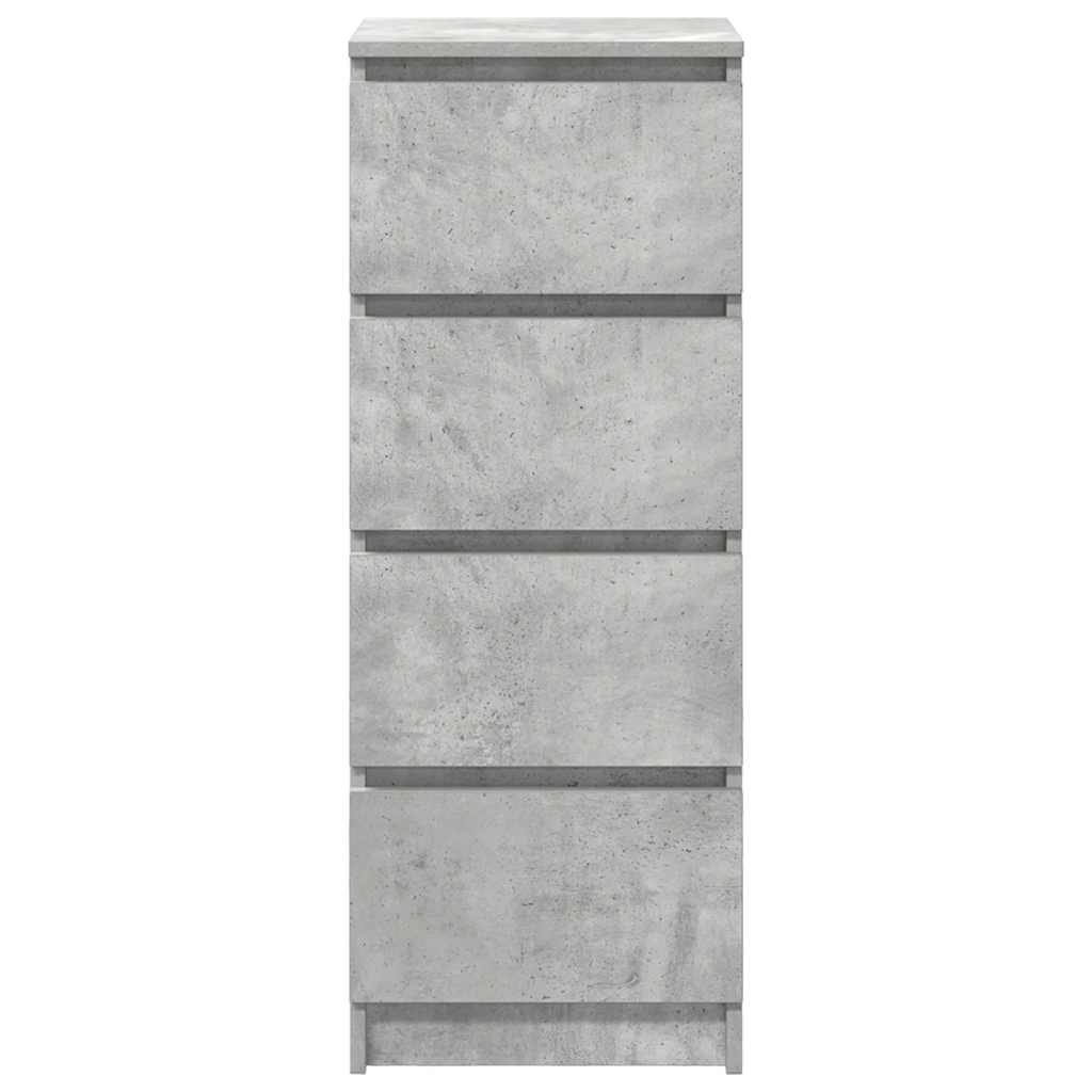 Credenza Grigio Cemento 37,5x35x99 cm in Legno Multistrato - homemem39