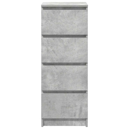 Credenza Grigio Cemento 37,5x35x99 cm in Legno Multistrato - homemem39