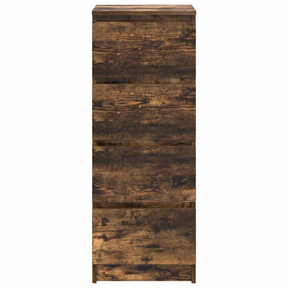 Credenza Rovere Fumo 37,5x35x99 cm in Legno Multistrato - homemem39