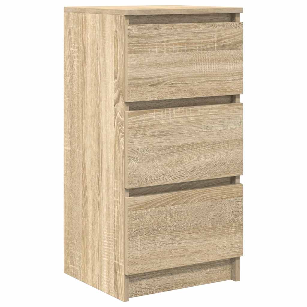 Credenza Rovere Sonoma 37,5x35x76 cm in Legno Multistrato - homemem39