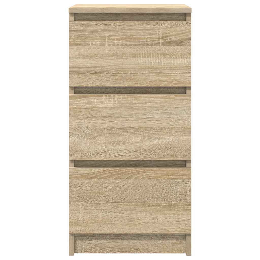 Credenza Rovere Sonoma 37,5x35x76 cm in Legno Multistrato - homemem39