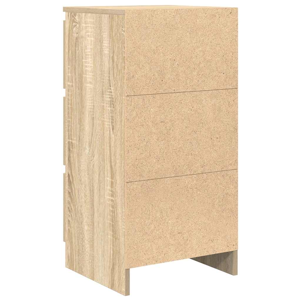 Credenza Rovere Sonoma 37,5x35x76 cm in Legno Multistrato - homemem39