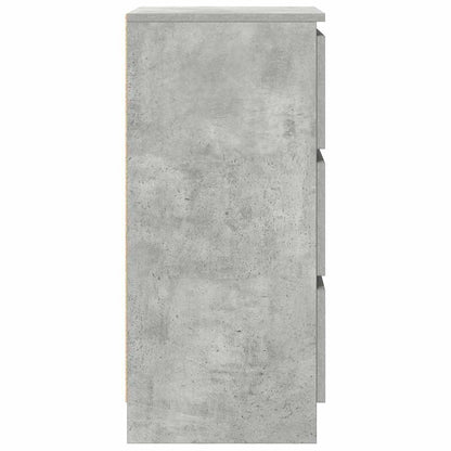 Credenza Grigio Cemento 37,5x35x76 cm in Legno Multistrato - homemem39
