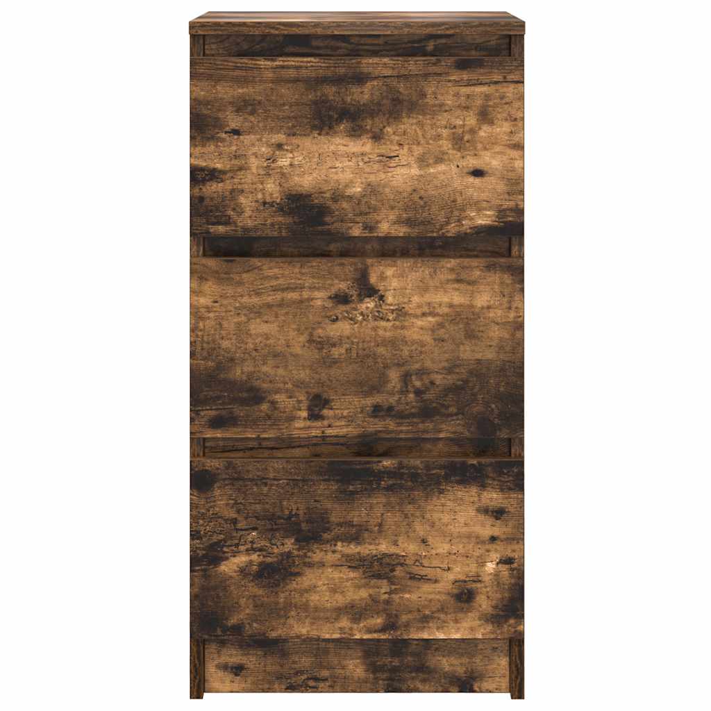 Credenza Rovere Fumo 37,5x35x76 cm in Legno Multistrato - homemem39