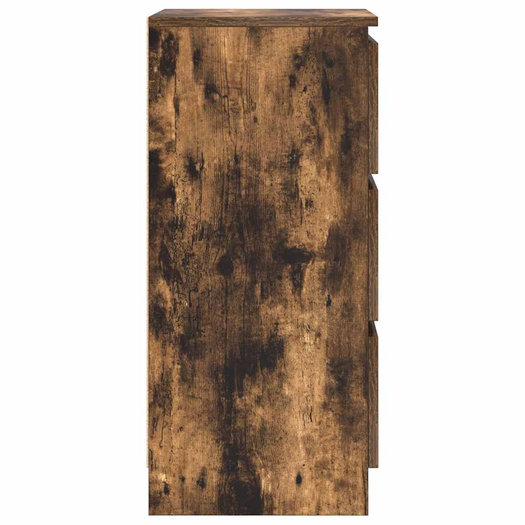 Credenza Rovere Fumo 37,5x35x76 cm in Legno Multistrato - homemem39