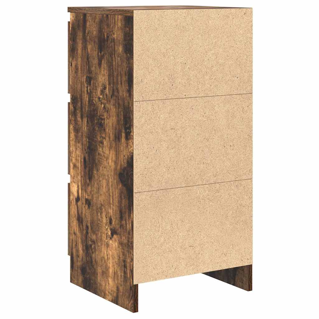 Credenza Rovere Fumo 37,5x35x76 cm in Legno Multistrato - homemem39