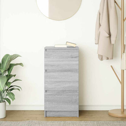 Credenza Grigio Sonoma 37,5x35x76 cm in Legno Multistrato - homemem39