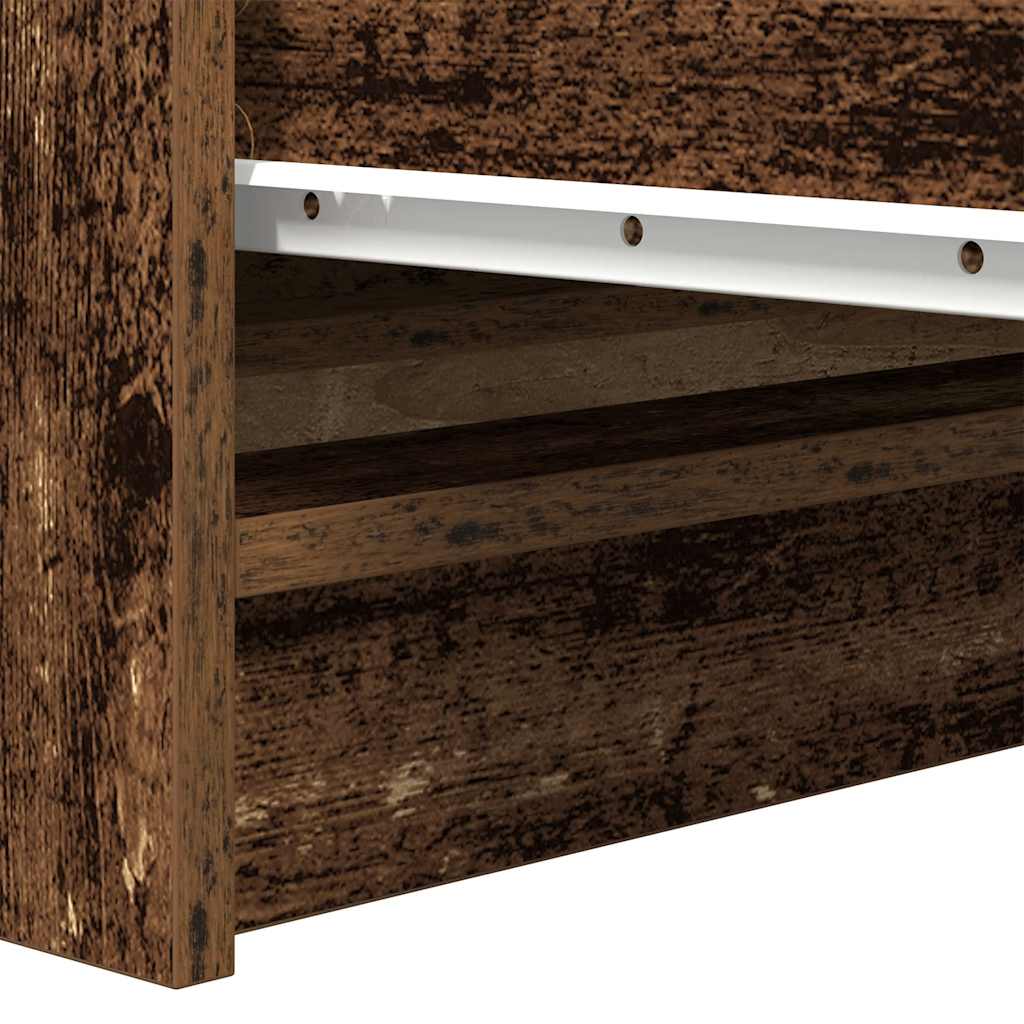 Credenza Legno Antico 37,5x35x76 cm in Legno Multistrato - homemem39