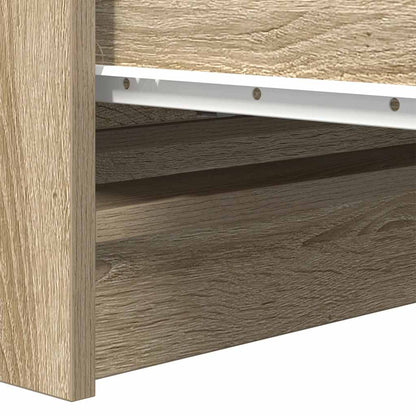 Credenza Rovere Sonoma 80x35x76 cm in Legno Multistrato - homemem39