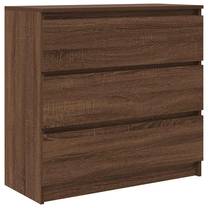 Credenza Rovere Marrone 80x35x76 cm in Legno tecnico - homemem39