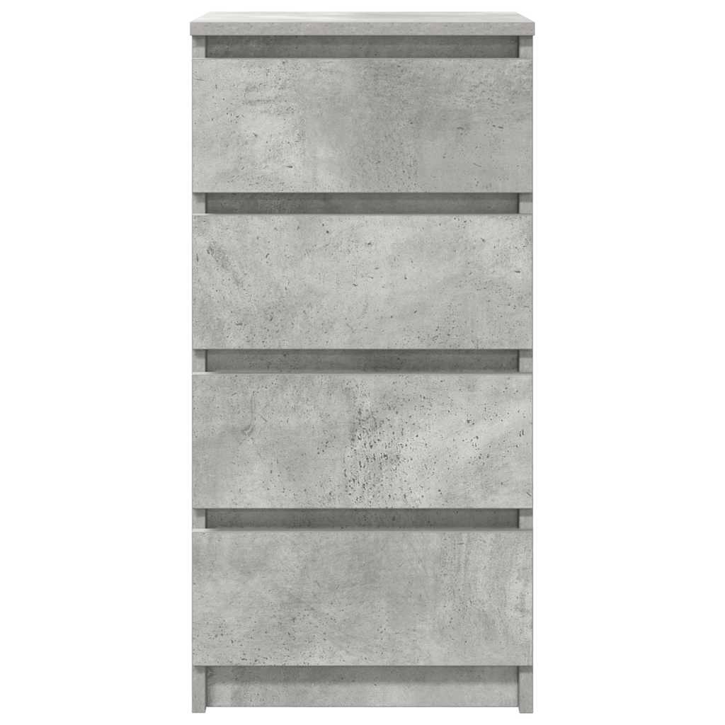 Credenza Grigio Cemento 37,5x35x76 cm in Legno Multistrato - homemem39