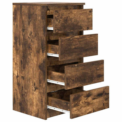 Credenza Rovere Fumo 37,5x35x76 cm in Legno Multistrato - homemem39