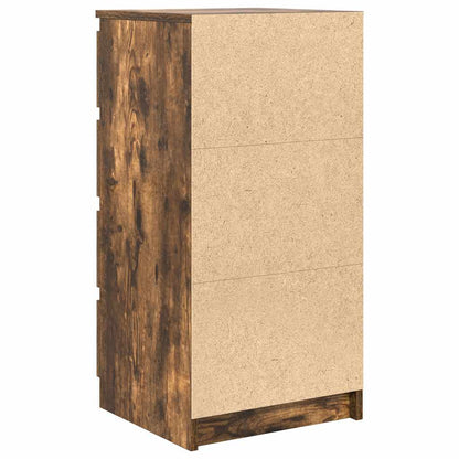 Credenza Rovere Fumo 37,5x35x76 cm in Legno Multistrato - homemem39