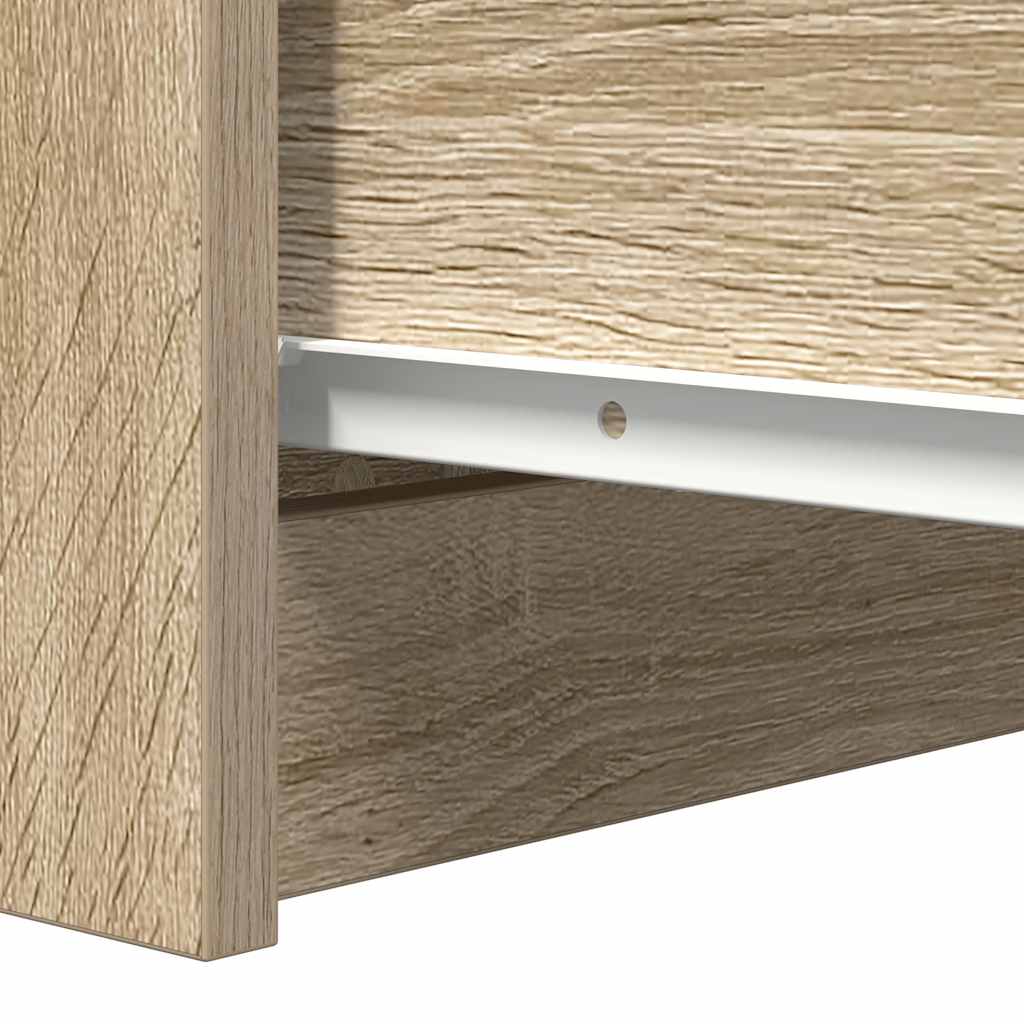 Credenza con Cassetti Rovere Sonoma 37,5x35x99 cm in Truciolato - homemem39