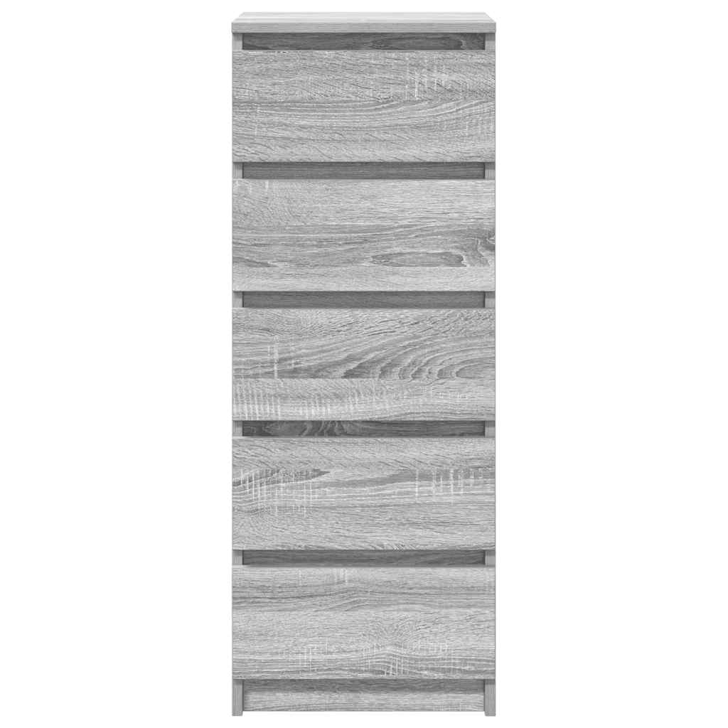 Credenza con Cassetti Grigio Sonoma 37,5x35x99 cm in Truciolato - homemem39