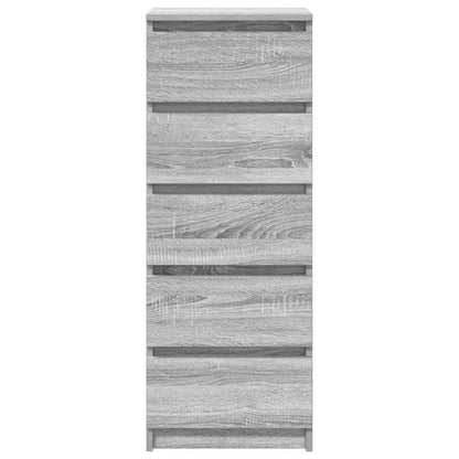 Credenza con Cassetti Grigio Sonoma 37,5x35x99 cm in Truciolato - homemem39