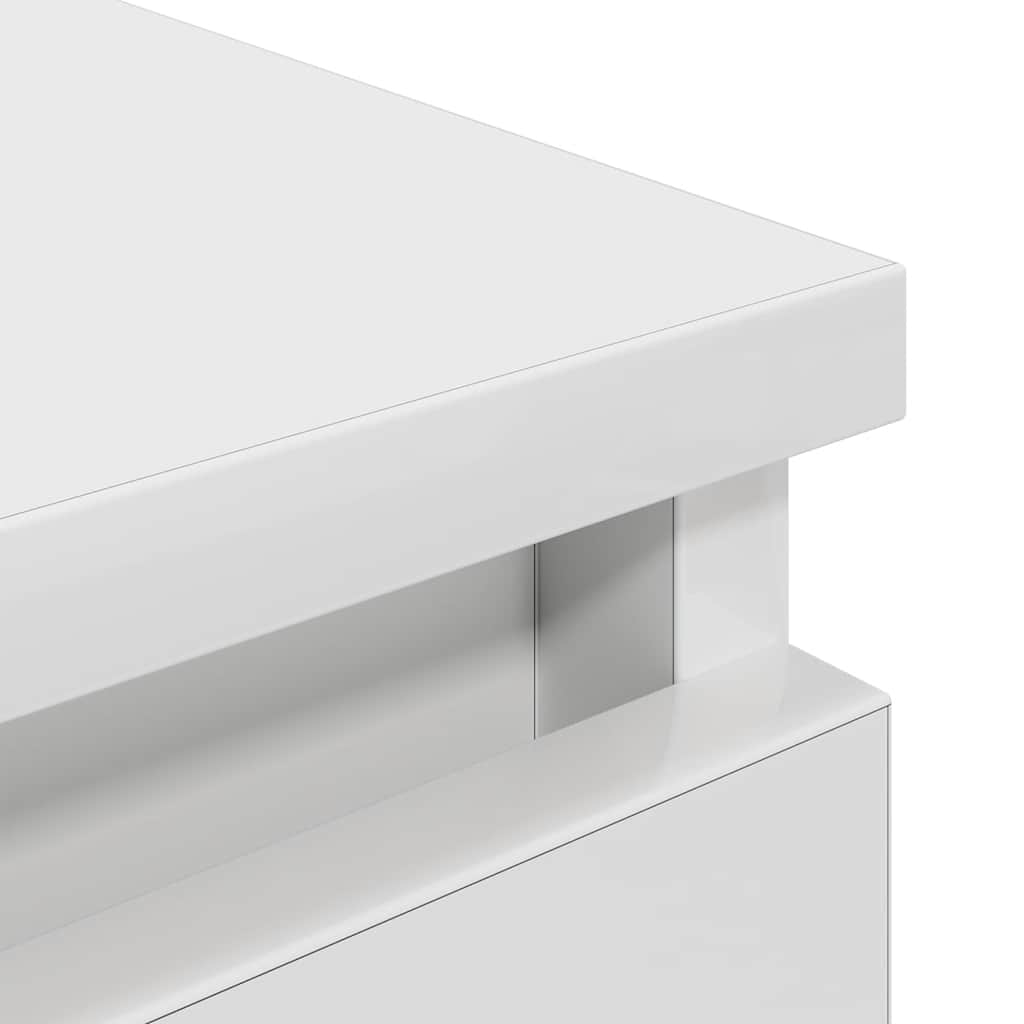 Mobile Porta TV Bianco 40x35x54 cm in Legno Multistrato