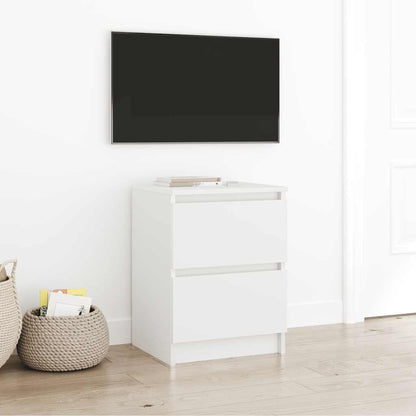 Mobile Porta TV Bianco 40x35x54 cm in Legno Multistrato - homemem39