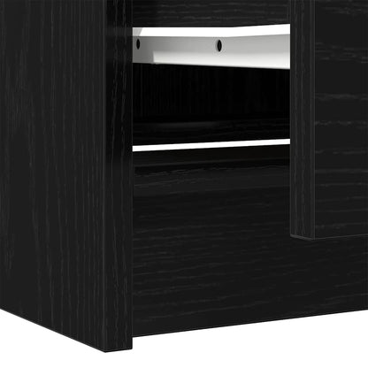 Mobile Porta TV Nero 40x35x54 cm in Legno Multistrato - homemem39