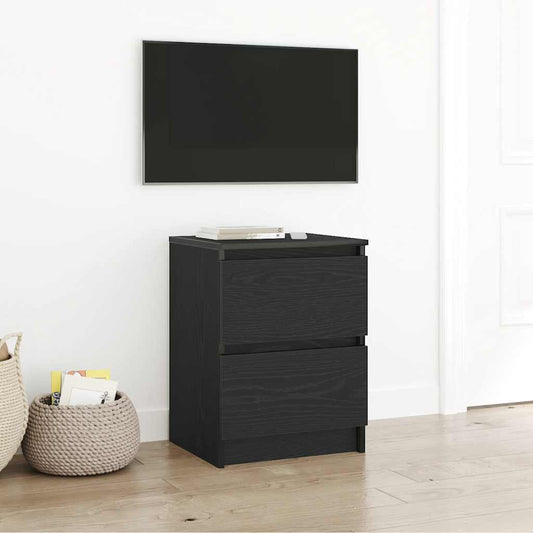 Mobile Porta TV Nero 40x35x54 cm in Legno Multistrato - homemem39