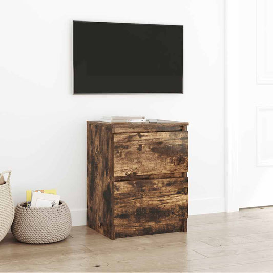 Mobile TV Rovere Fumo 40x35x54 cm in Legno Multistrato - homemem39