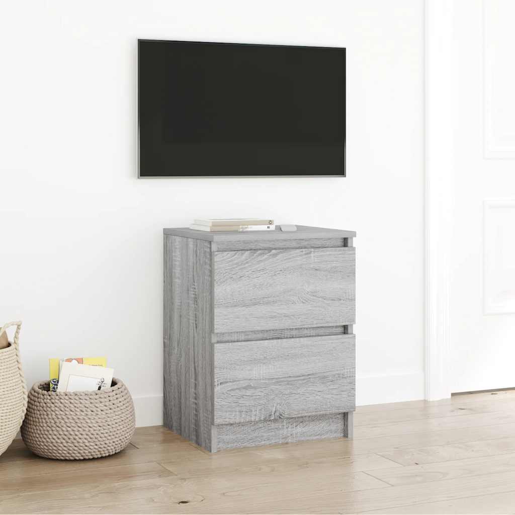 Mobile TV Grigio Sonoma 40x35x54 cm in Legno Multistrato - homemem39