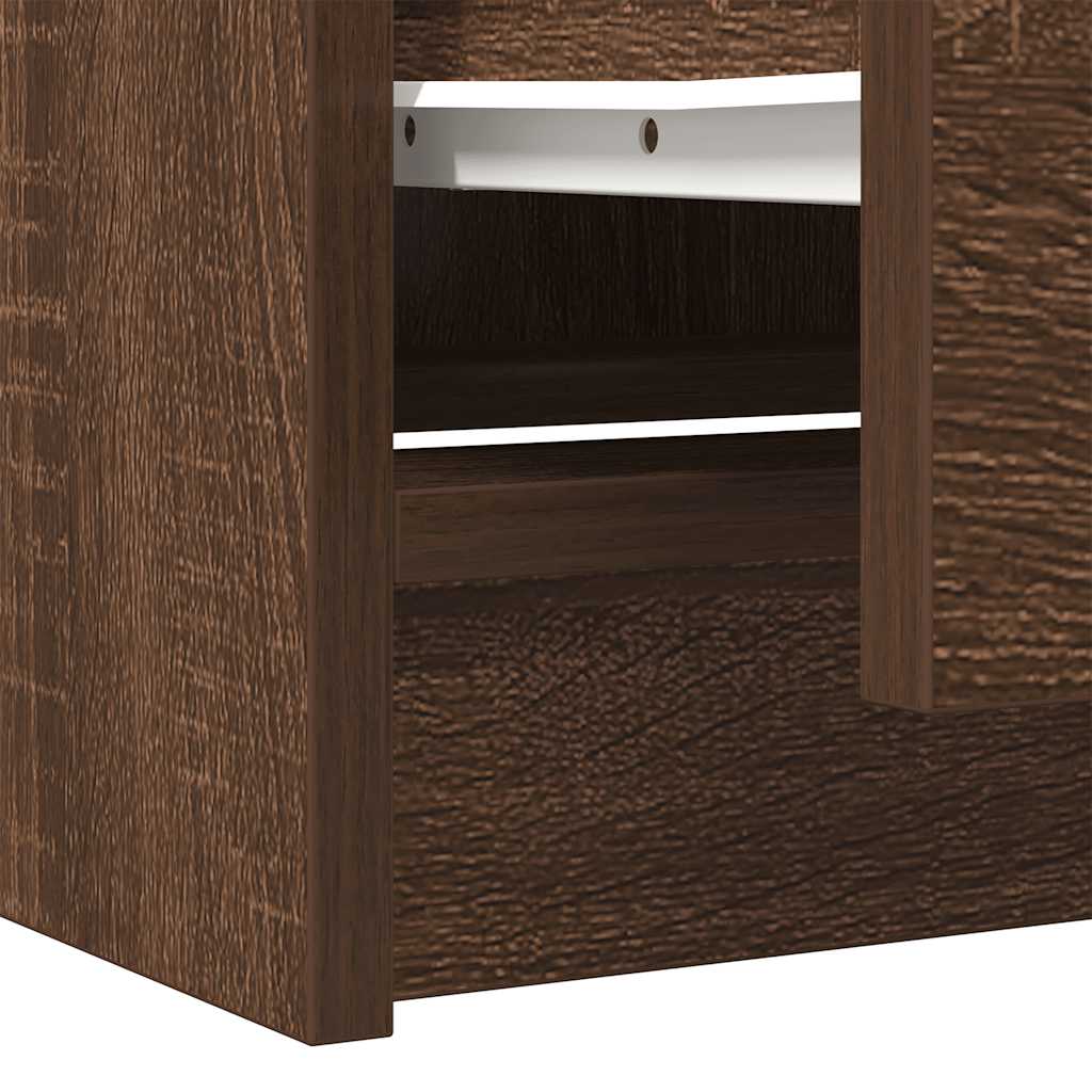 Mobile TV Rovere Marrone 40x35x54 cm in Legno Multistrato - homemem39