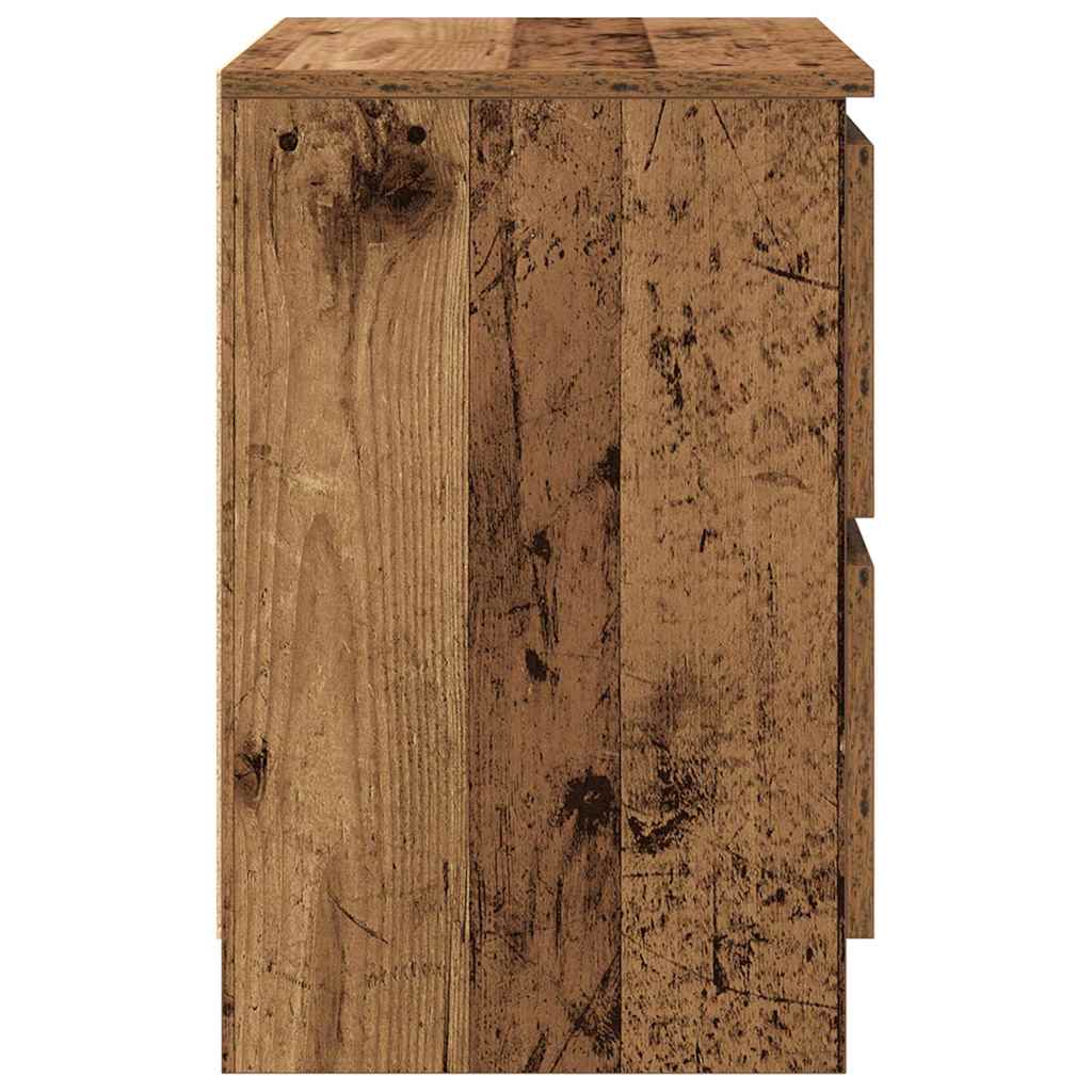 Mobile Porta TV Legno Antico 40x35x54 cm in Legno Multistrato - homemem39