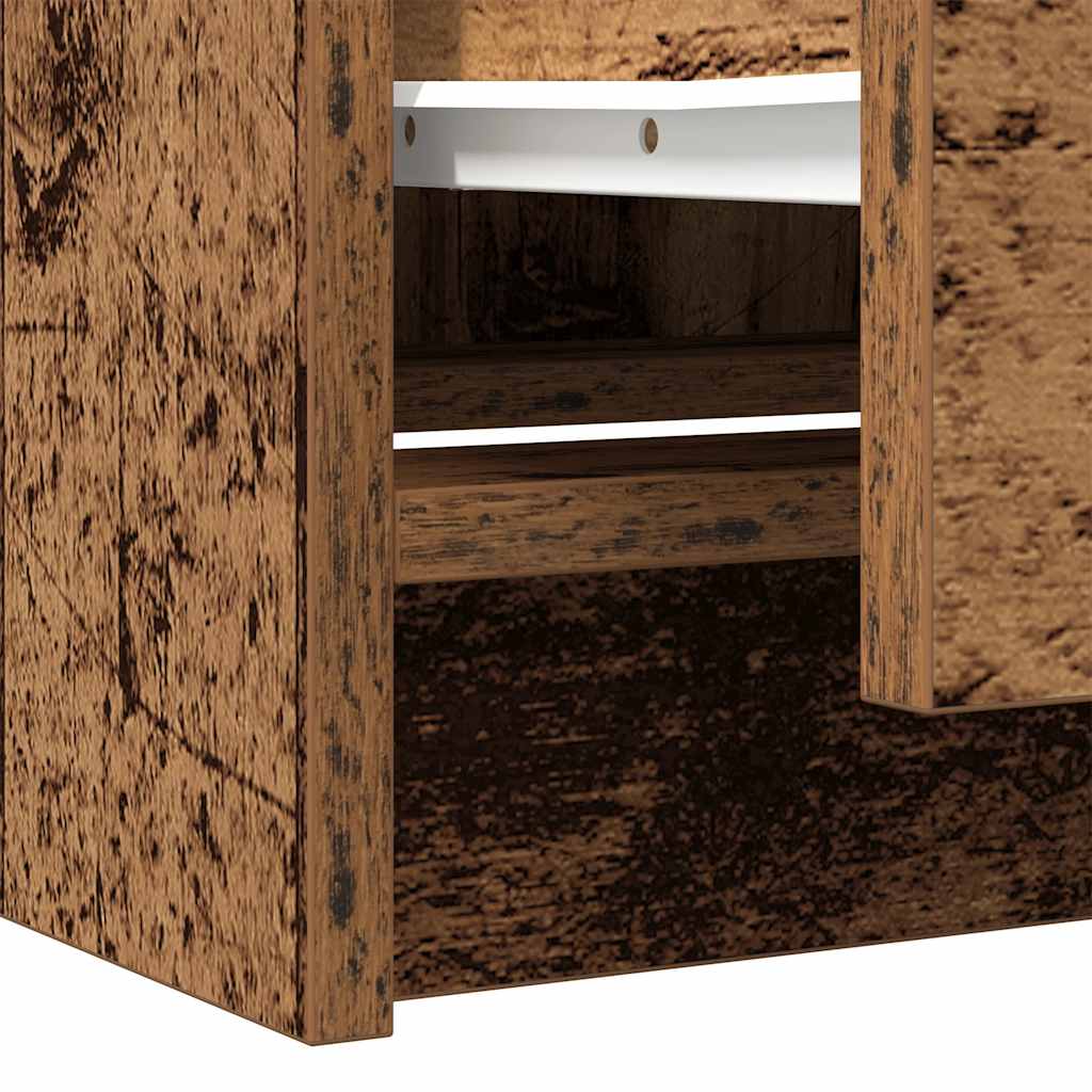 Mobile Porta TV Legno Antico 40x35x54 cm in Legno Multistrato - homemem39