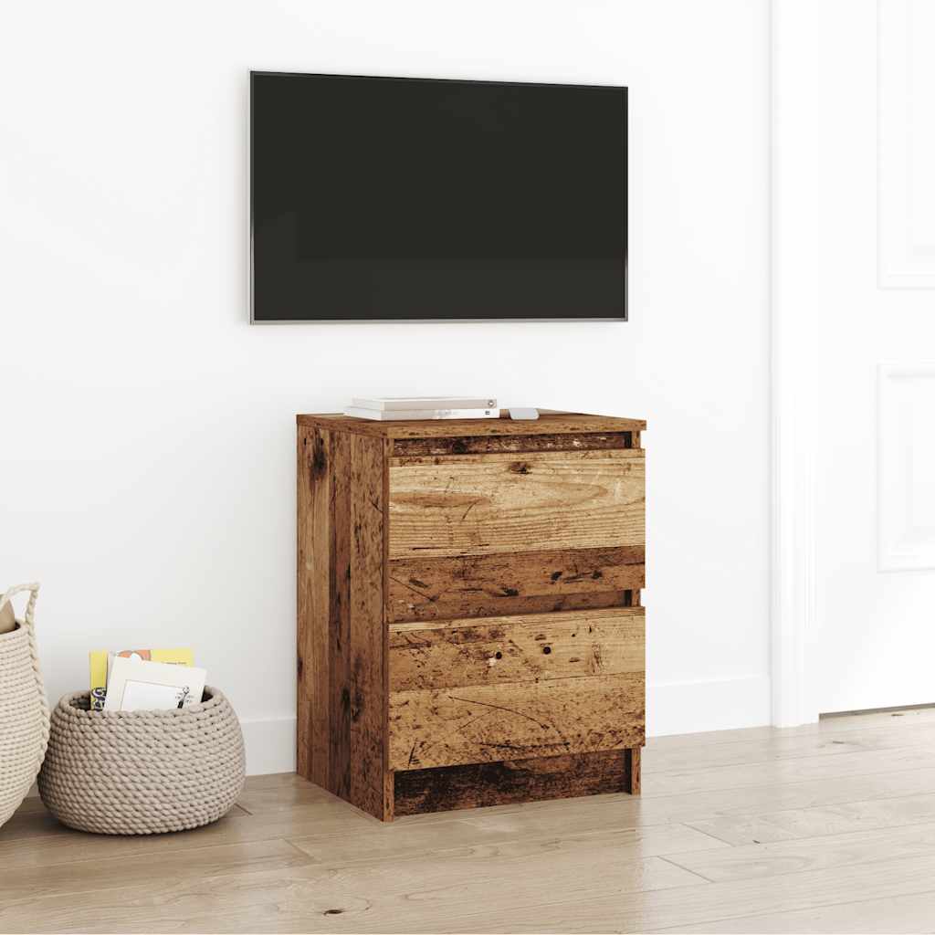 Mobile Porta TV Legno Antico 40x35x54 cm in Legno Multistrato - homemem39
