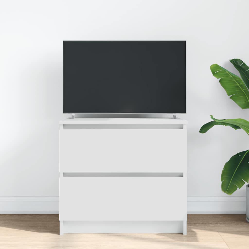 Mobile Porta TV Bianco 60x35x54 cm in Legno Multistrato | homemem39