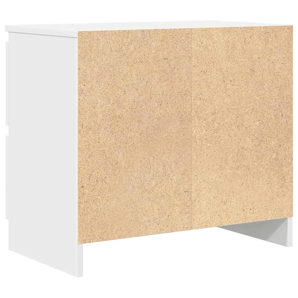 Mobile Porta TV Bianco 60x35x54 cm in Legno Multistrato