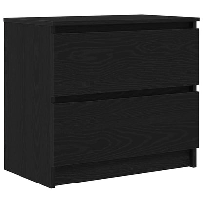Mobile Porta TV Nero 60x35x54 cm in Legno Multistrato - homemem39