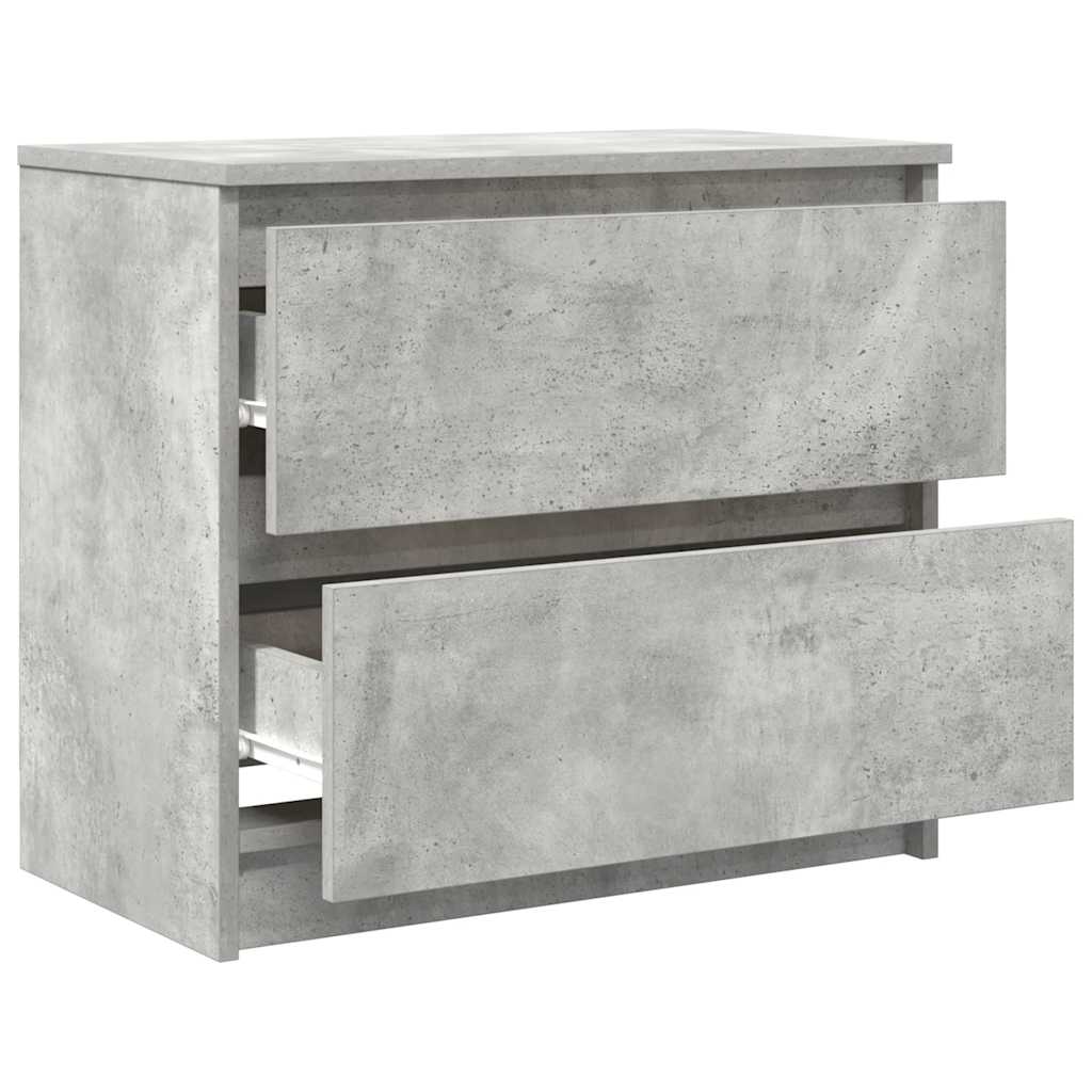 Mobile Porta TV Grigio Cemento 60x35x54 cm in Legno Multistrato - homemem39